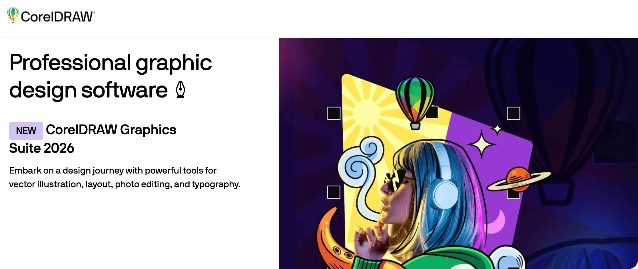 CorelDRAW Graphics Suite 2026 27.0.0.121，专业的绘图绘画软件